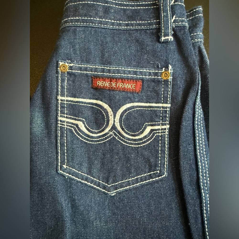 Vintage Rene Lezard Blue Jeans - Picture 3 of 7